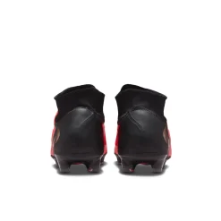 Nike Phantom 6 High Pro Gras Voetbalschoenen (FG) Zwart Felrood Goud