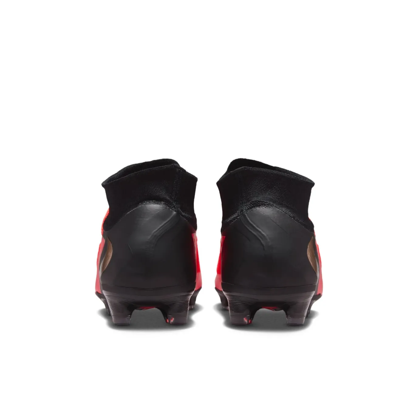 Nike Phantom 6 High Pro Gras Voetbalschoenen (FG) Zwart Felrood Goud