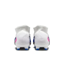 Nike Phantom 6 High Pro Gras Voetbalschoenen (FG) Blauw Wit Felroze