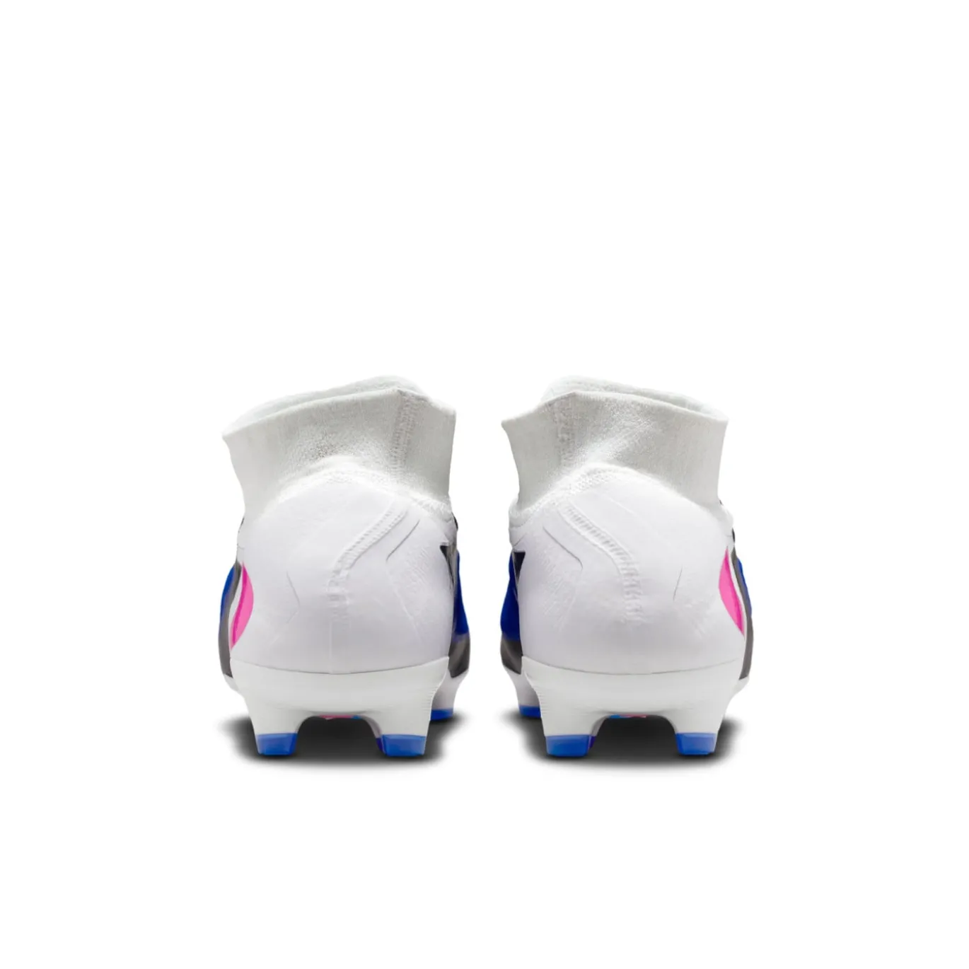 Nike Phantom 6 High Pro Gras Voetbalschoenen (FG) Blauw Wit Felroze