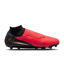 Nike Phantom 6 High Pro Kunstgras Voetbalschoenen (AG) Zwart Felrood Goud
