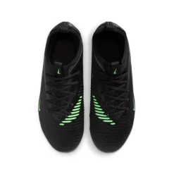 Nike Phantom 6 Low Academy Gras / Kunstgras Voetbalschoenen (MG) Kids Zwart Felgroen