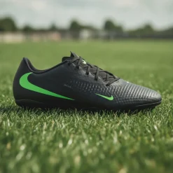 Nike Phantom 6 Low Academy Gras / Kunstgras Voetbalschoenen (MG) Zwart Felgroen