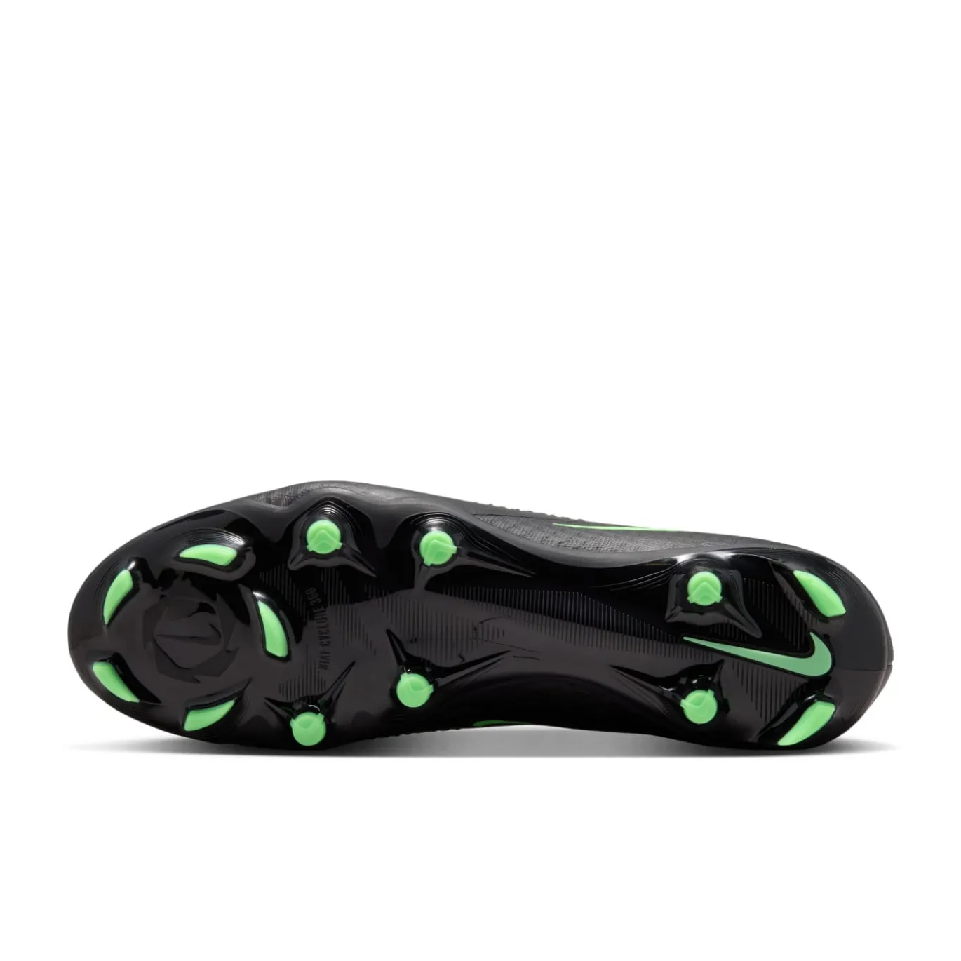 Nike Phantom 6 Low Academy Gras / Kunstgras Voetbalschoenen (MG) Zwart Felgroen