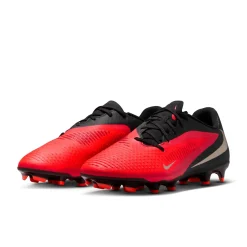 Nike Phantom 6 Low Academy Gras / Kunstgras Voetbalschoenen (MG) Zwart Felrood Goud