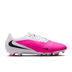 Nike Phantom 6 Low Academy Gras / Kunstgras Voetbalschoenen (MG) Wit Felroze Zwart