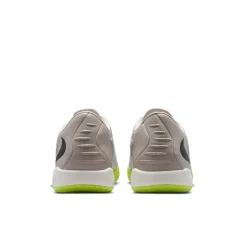 Nike Phantom 6 Low Academy Zaalvoetbalschoenen (IN) Grijs Lichtgrijs Zwart Limoen