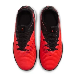 Nike Phantom 6 Low Academy Zaalvoetbalschoenen (IN) Kids Zwart Felrood Goud