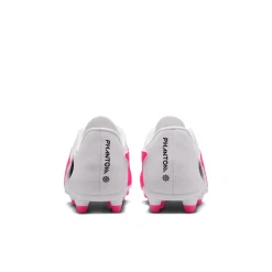 Nike Phantom 6 Low Club Gras / Kunstgras Voetbalschoenen (MG) Kids Wit Felroze Zwart