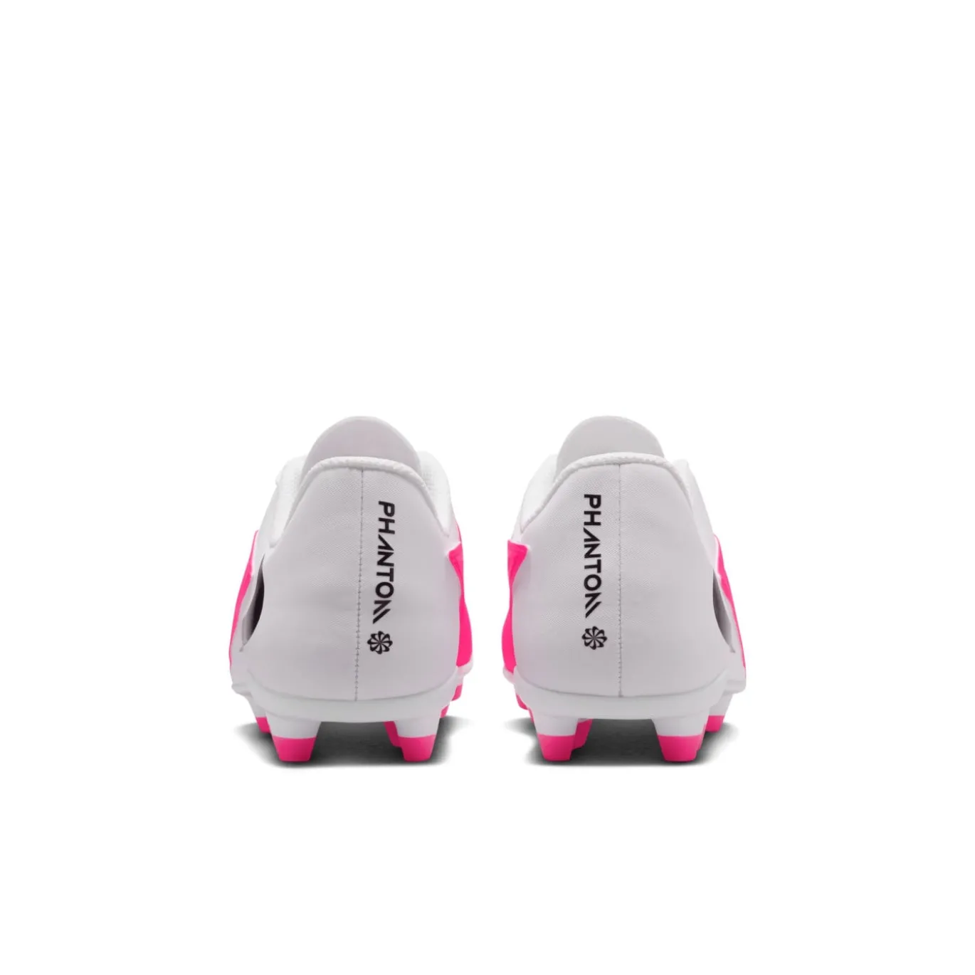Nike Phantom 6 Low Club Gras / Kunstgras Voetbalschoenen (MG) Kids Wit Felroze Zwart