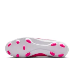 Nike Phantom 6 Low Club Gras / Kunstgras Voetbalschoenen (MG) Wit Felroze Zwart
