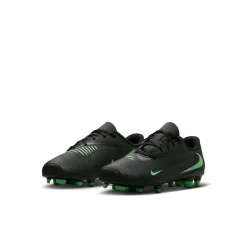 Nike Phantom 6 Low Club Gras / Kunstgras Voetbalschoenen (MG) Peuters/Kleuters Zwart Felgroen