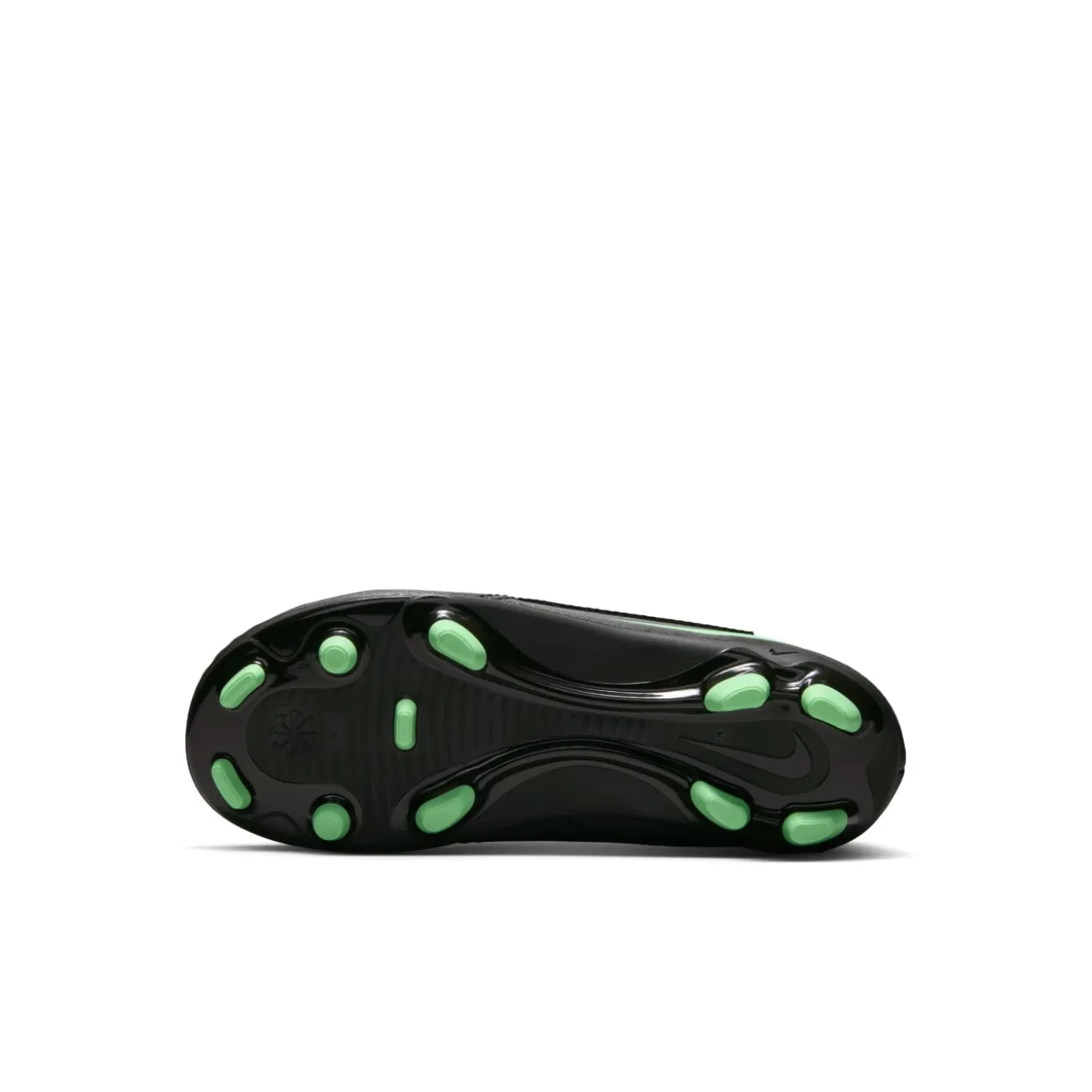 Nike Phantom 6 Low Club Gras / Kunstgras Voetbalschoenen (MG) Peuters/Kleuters Zwart Felgroen