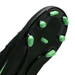 Nike Phantom 6 Low Club Gras / Kunstgras Voetbalschoenen (MG) Peuters/Kleuters Zwart Felgroen