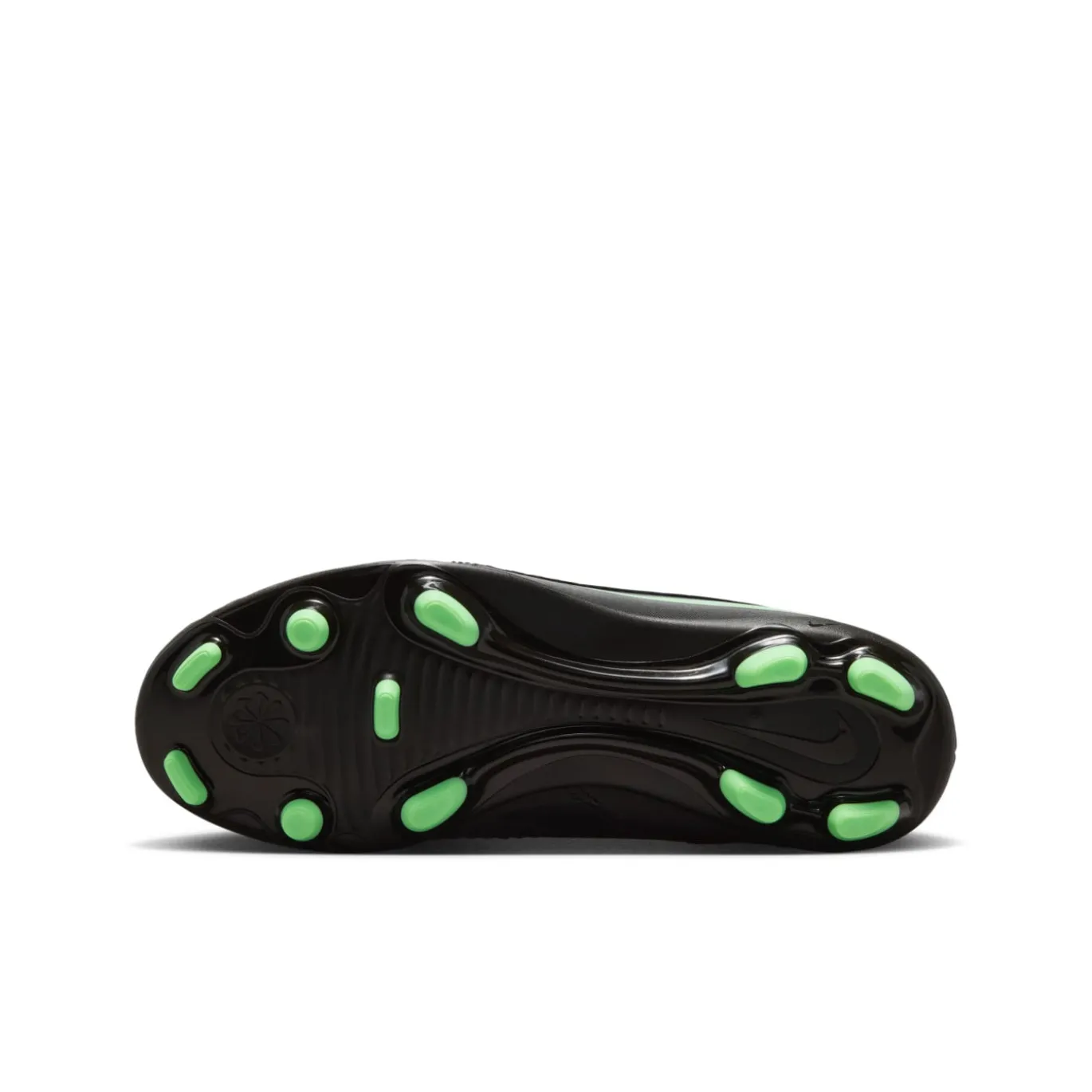Nike Phantom 6 Low Club Gras / Kunstgras Voetbalschoenen (MG) Kids Zwart Felgroen