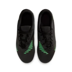 Nike Phantom 6 Low Club Gras / Kunstgras Voetbalschoenen (MG) Kids Zwart Felgroen