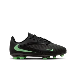 Nike Phantom 6 Low Club Gras / Kunstgras Voetbalschoenen (MG) Kids Zwart Felgroen