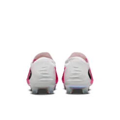 Nike Phantom 6 Low Elite Gras Voetbalschoenen (FG) Wit Felroze Zwart