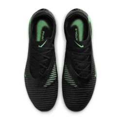 Nike Phantom 6 Low Elite Gras Voetbalschoenen (FG) Zwart Felgroen