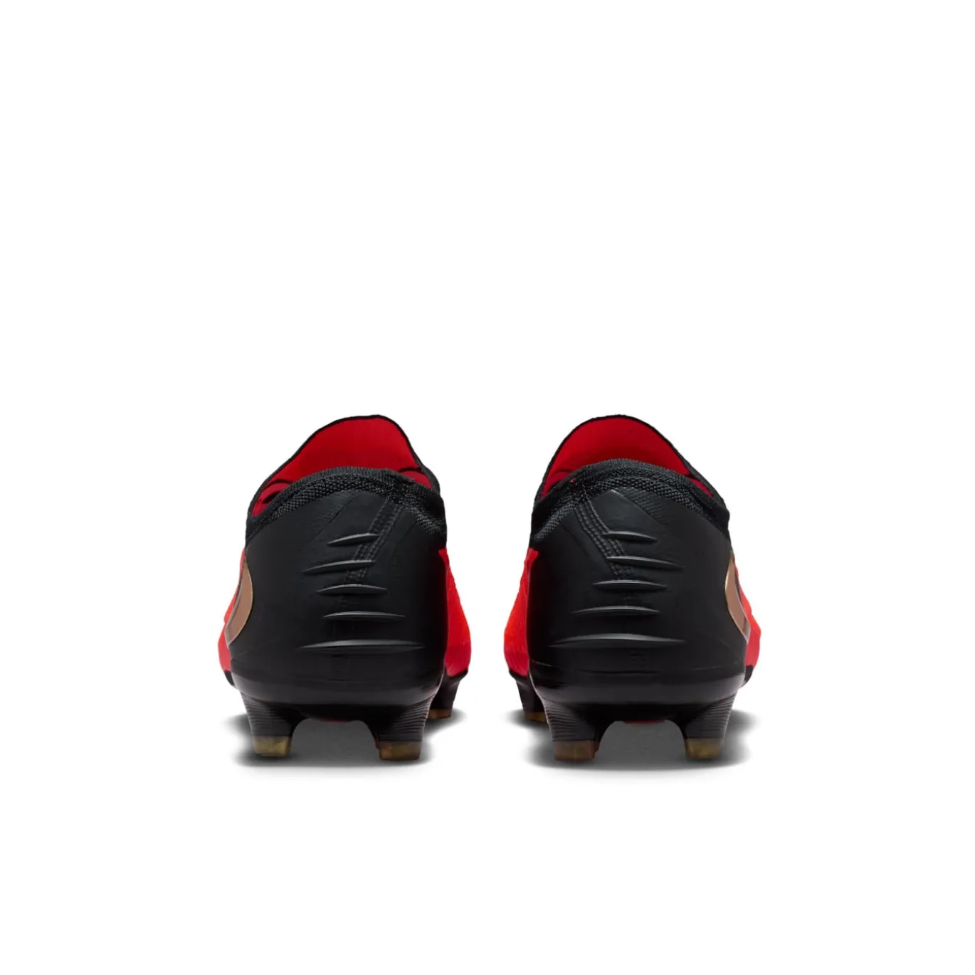 Nike Phantom 6 Low Elite Gras Voetbalschoenen (FG) Zwart Felrood Goud