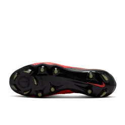 Nike Phantom 6 Low Elite Gras Voetbalschoenen (FG) Zwart Felrood Goud