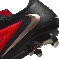 Nike Phantom 6 Low Elite Gras Voetbalschoenen (FG) Zwart Felrood Goud