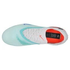 Nike Phantom 6 Low Elite IJzeren-Nop Voetbalschoenen (SG) Pro Player Zilver Turquoise Oranje Blauw