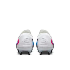 Nike Phantom 6 Low Elite IJzeren-Nop Voetbalschoenen (SG) Pro Player Blauw Wit Felroze