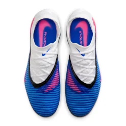Nike Phantom 6 Low Elite IJzeren-Nop Voetbalschoenen (SG) Pro Player Blauw Wit Felroze