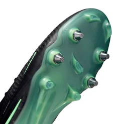 Nike Phantom 6 Low Elite IJzeren-Nop Voetbalschoenen (SG) Pro Player Zwart Felgroen