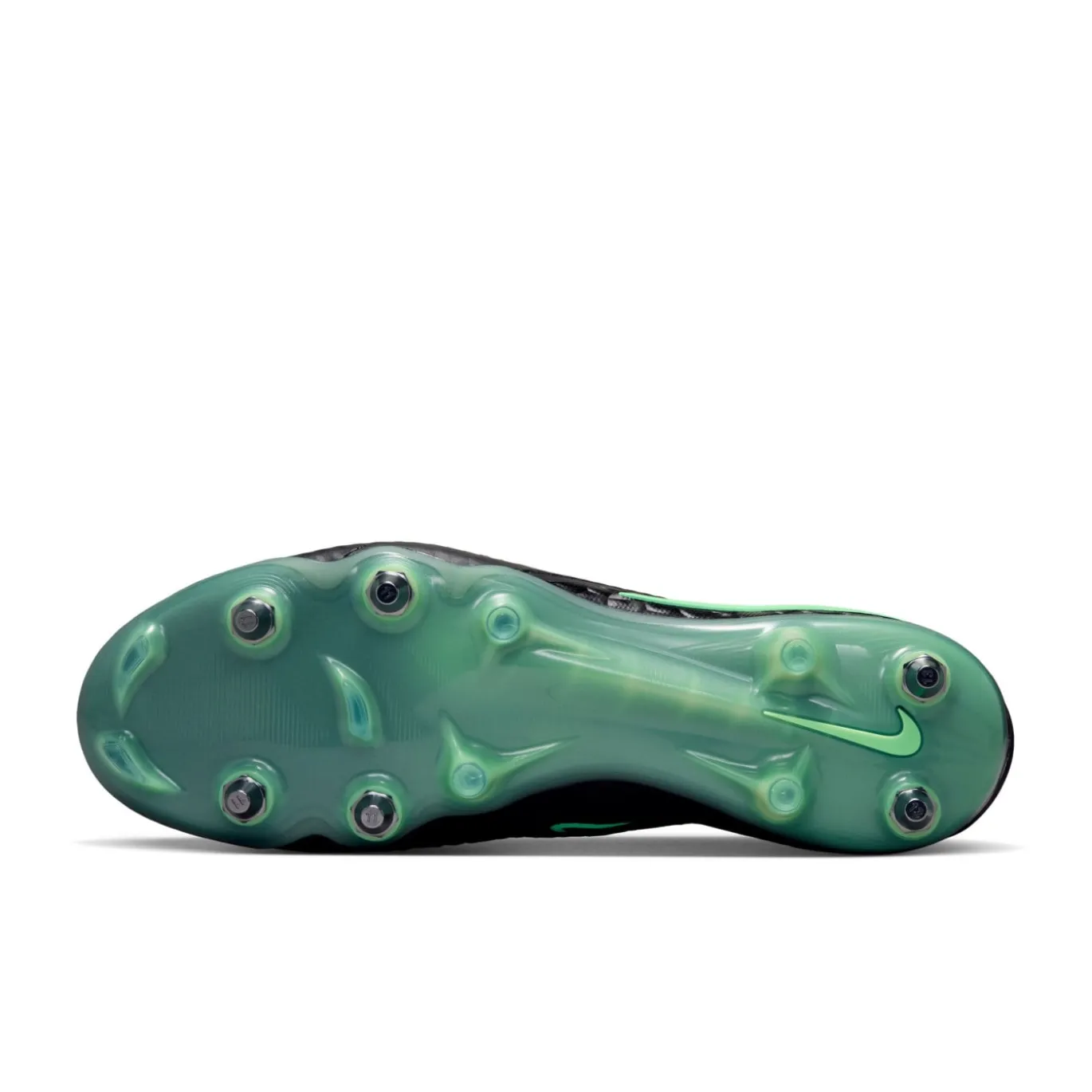Nike Phantom 6 Low Elite IJzeren-Nop Voetbalschoenen (SG) Pro Player Zwart Felgroen