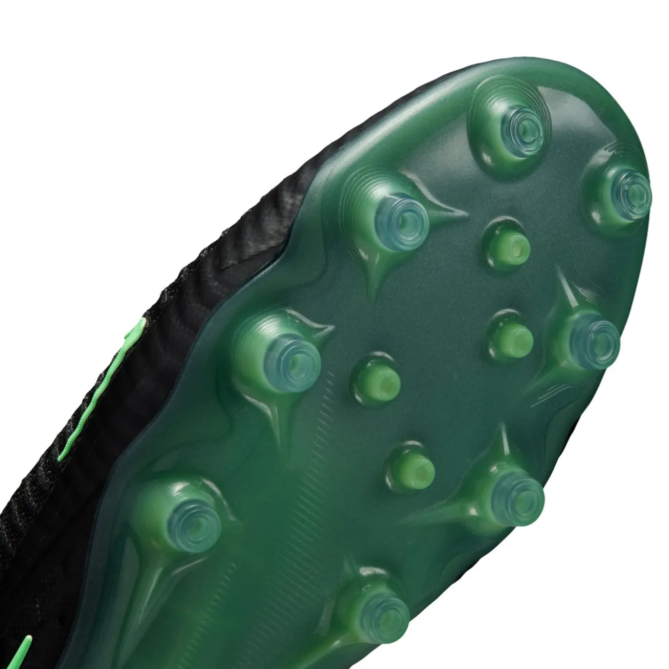 Nike Phantom 6 Low Elite Kunstgras Voetbalschoenen (AG) Zwart Felgroen