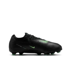 Nike Phantom 6 Low Pro Gras / Kunstgras Voetbalschoenen (MG) Kids Zwart Felgroen