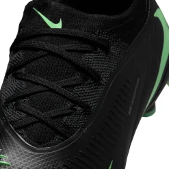 Nike Phantom 6 Low Pro Gras / Kunstgras Voetbalschoenen (MG) Kids Zwart Felgroen