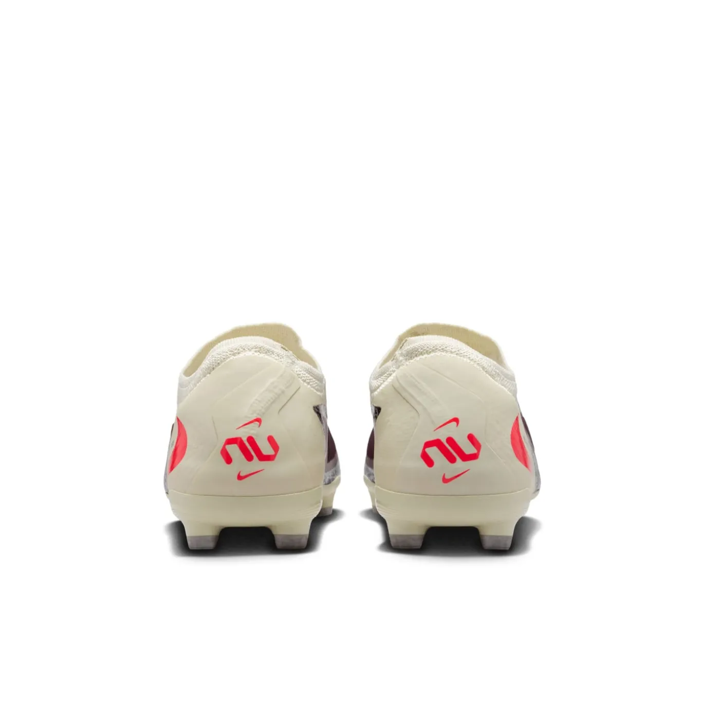 Nike Phantom 6 Low Pro Gras / Kunstgras Voetbalschoenen (MG) Kids Gebroken Wit Bordeauxrood Rood