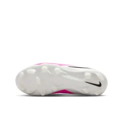 Nike Phantom 6 Low Pro Gras / Kunstgras Voetbalschoenen (MG) Kids Wit Felroze Zwart