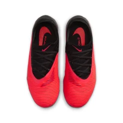 Nike Phantom 6 Low Pro Gras / Kunstgras Voetbalschoenen (MG) Kids Zwart Felrood Goud