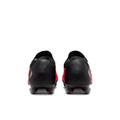 Nike Phantom 6 Low Pro Gras Voetbalschoenen (FG) Zwart Felrood Goud