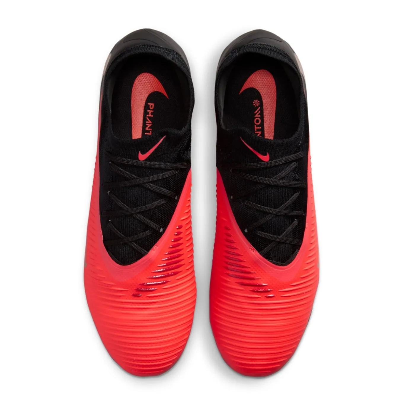 Nike Phantom 6 Low Pro Kunstgras Voetbalschoenen (AG) Zwart Felrood Goud