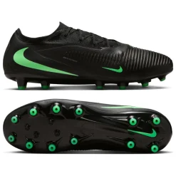 Nike Phantom 6 Low Pro Kunstgras Voetbalschoenen (AG) Zwart Felgroen
