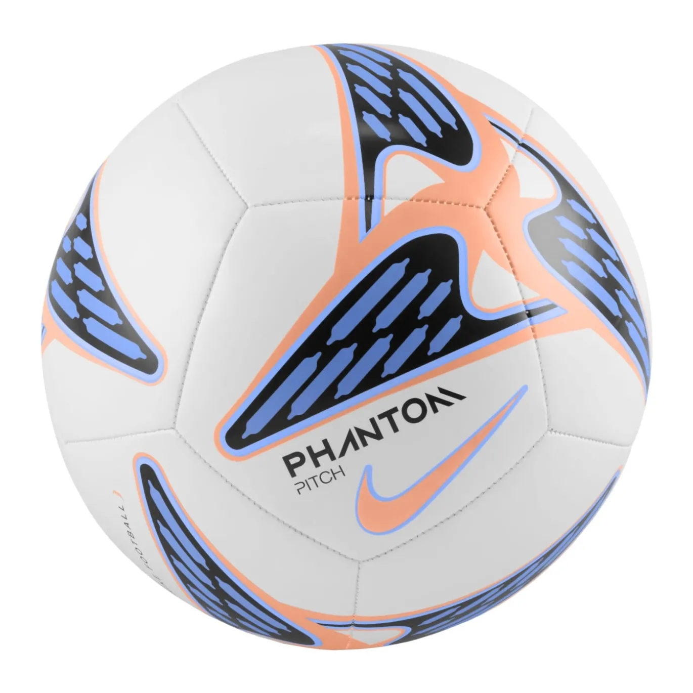 Nike Phantom Voetbal Maat 5 Wit Oranje Paarsblauw