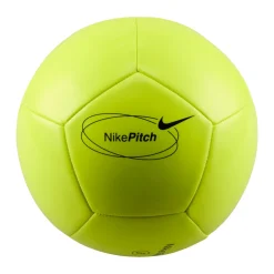 Nike Pitch Team Voetbal Maat 5 Neongeel Zwart