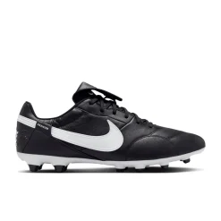 Nike Premier III Gras Voetbalschoenen (FG) Zwart Wit Zwart