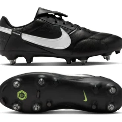 Nike Premier III IJzeren-Nop Voetbalschoenen (SG) Anti-Clog Zwart Wit