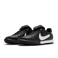 Nike Premier III Turf Voetbalschoenen (TF) Zwart Wit Zwart