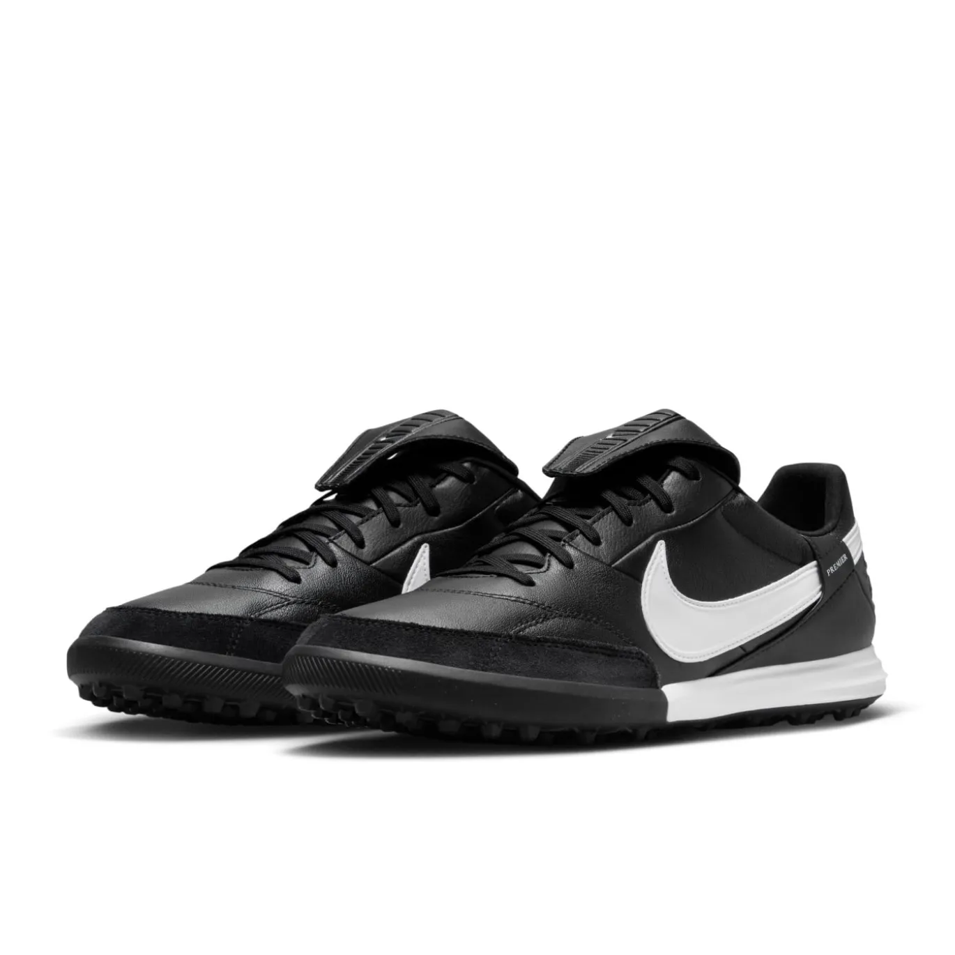 Nike Premier III Turf Voetbalschoenen (TF) Zwart Wit Zwart