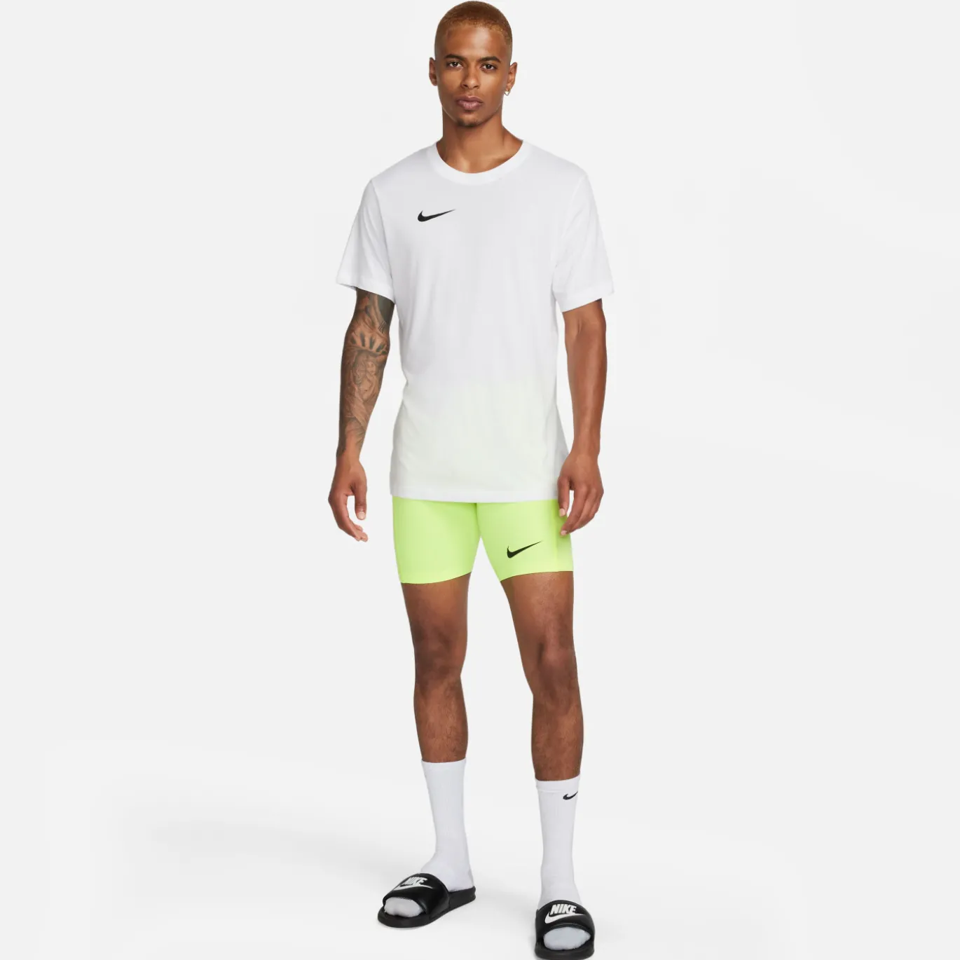 Nike Pro Dri-FIT Strike Slidingbroekje Neongeel