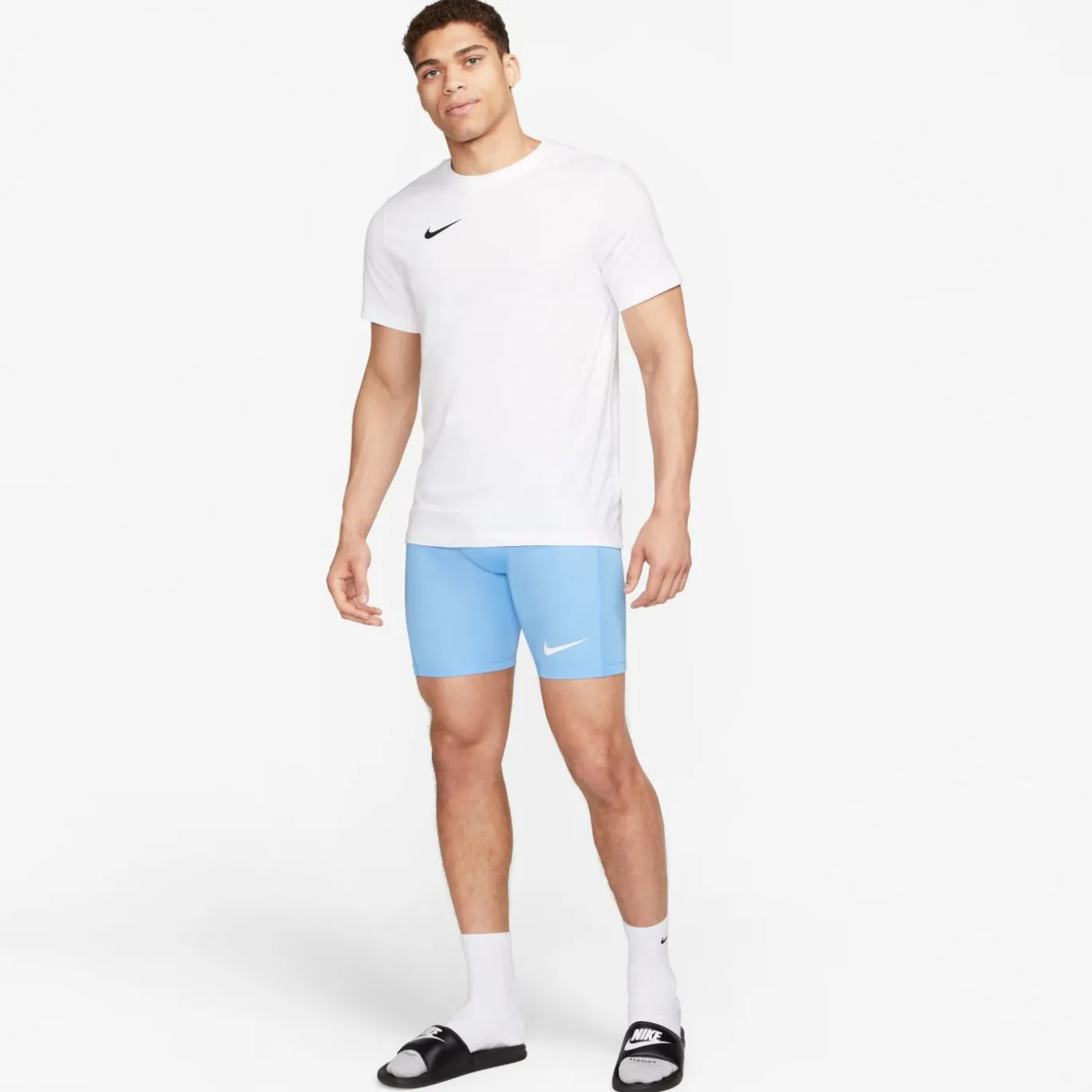 Nike Pro Dri-FIT Strike Slidingbroekje Lichtblauw