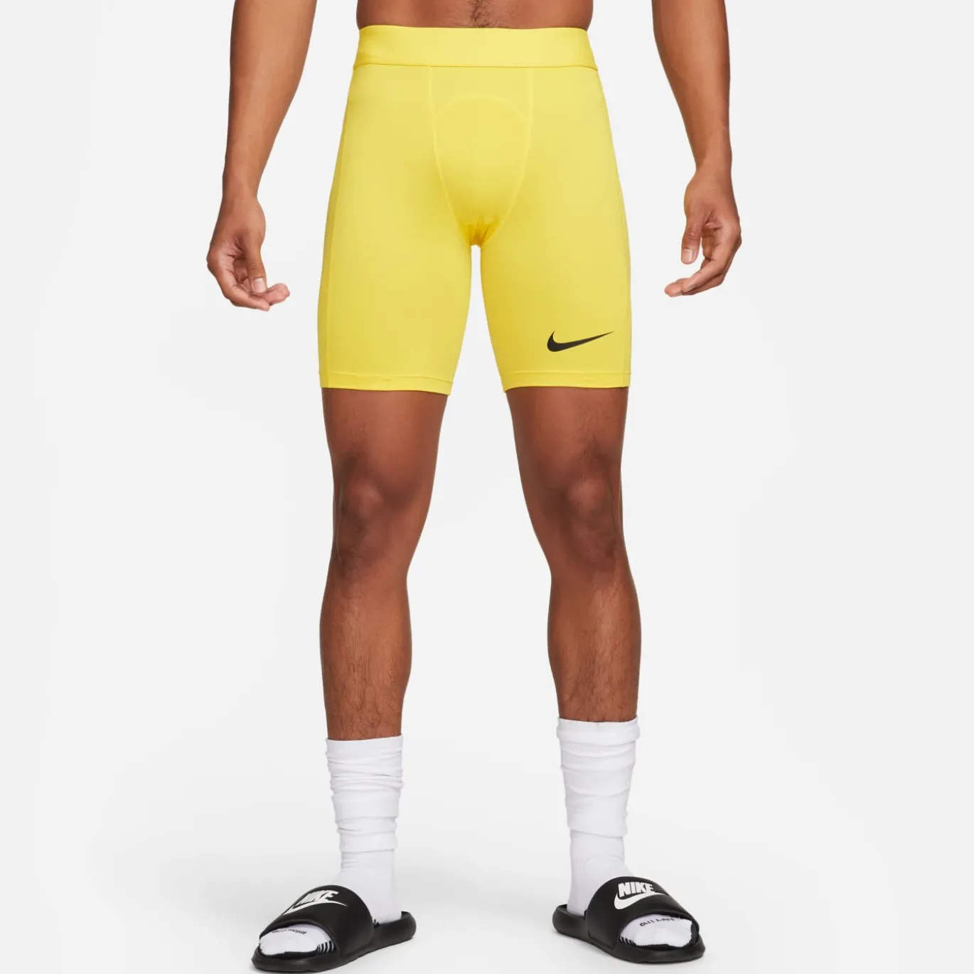 Nike Pro Dri-FIT Strike Slidingbroekje Geel