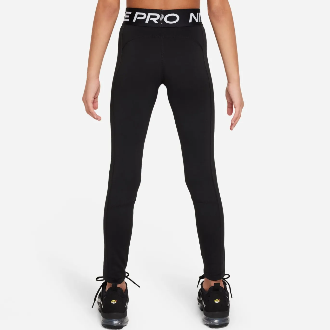 Nike Pro Leak Protection Sportlegging Meisjes Zwart Wit
